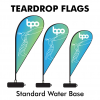 Belfast Print Online - Printed Teardrop Flags 115gsm Standard Water Base