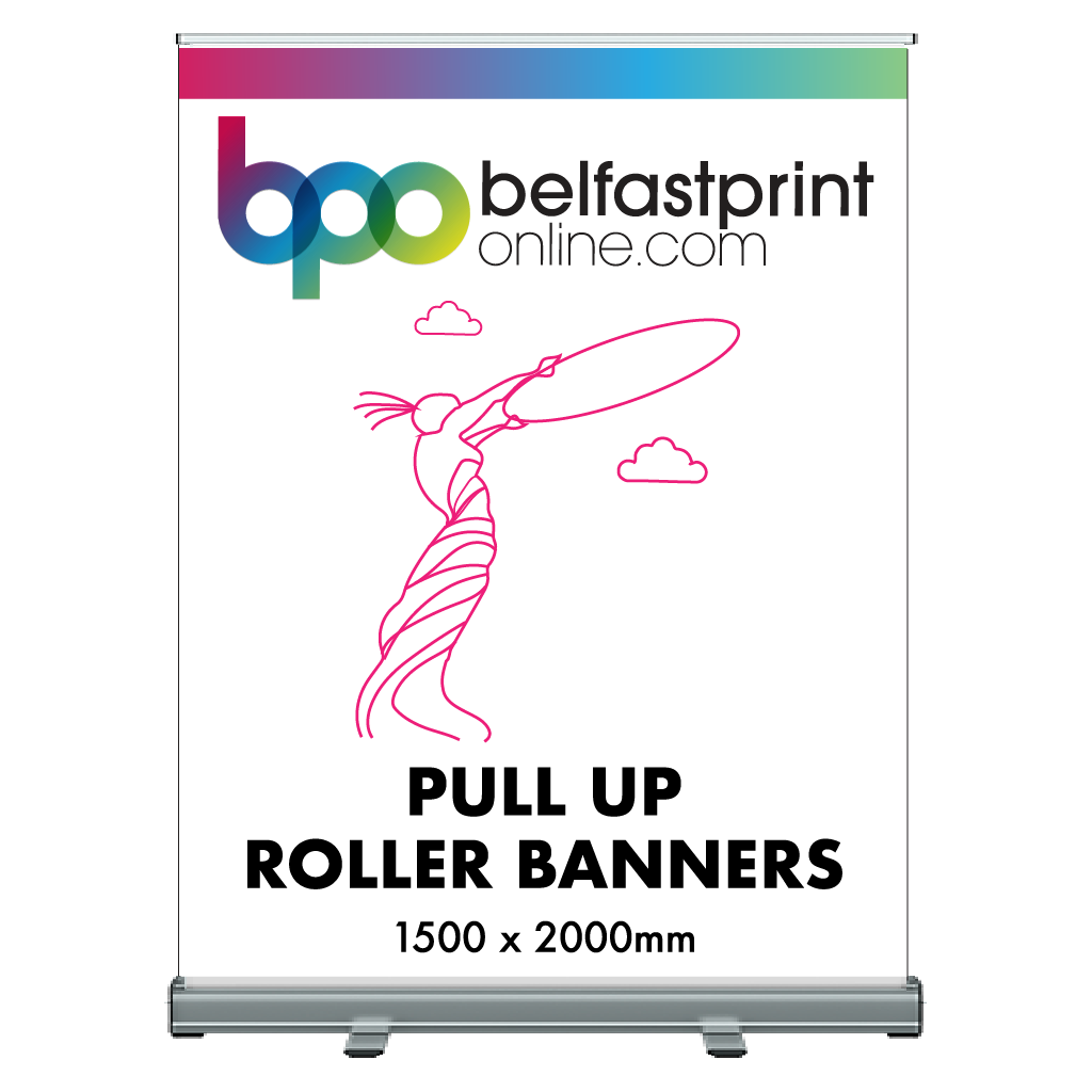 1500mm x 2000mm Roller Banner Pop Up Display Stand 