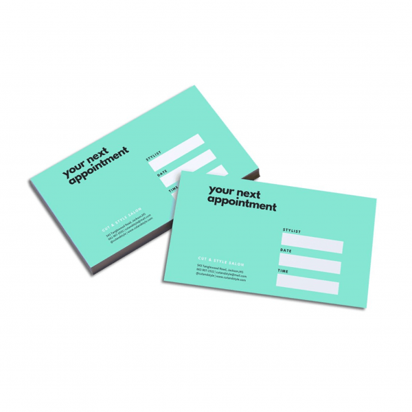 Appointment Cards - Writable - Belfast Print Online