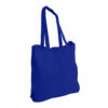 Printed Cotton Tote Bag with Long Handles Royal Blue - Belfast Print Online