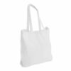Printed Cotton Tote Bag with Long Handles White - Belfast Print Online