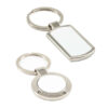 Branded Metal Keyrings | Rectangle and Circle shaped - Belfast Print Online