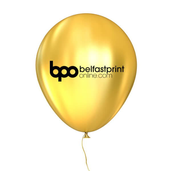 Branded Metallic Balloons | Screenprinted Metallic Balloons | Belfast Print Online