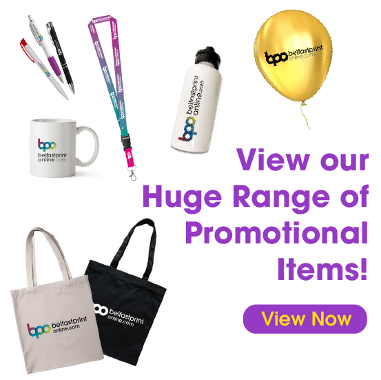 View our Huge Range of Promotional Items at Belfast Print Online