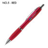 Coloured Barrel Promotional Pen - Red - Belfast Print Online