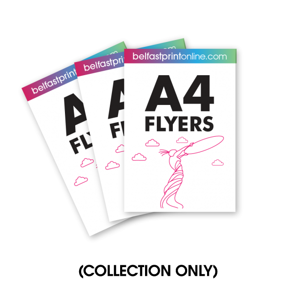 A4 Flyer Printing EXPRESS Digital Service | 1 working day service, Collection only | Belfast Print Online