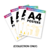A4 Poster Printing EXPRESS Digital Service | 1 working day service, Collection only | Belfast Print Online