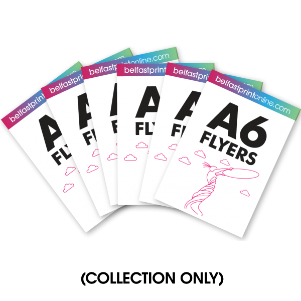A6 Flyer Printing EXPRESS Digital Service | 1 working day service, Collection only | Belfast Print Online